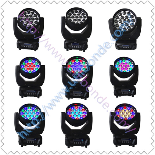 2015 High Brightness 19PCS Osram 4-in-1 LED Zoom Moving Head Light