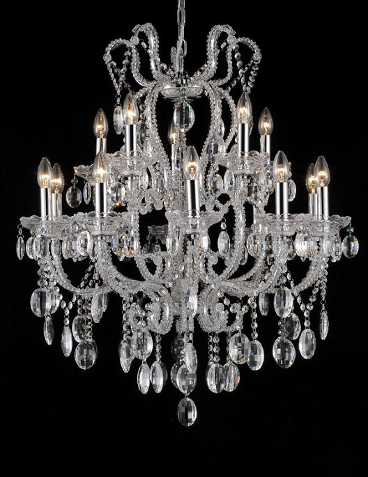 Iceberg Clear Crystal Light Chandelier (5888- 15L)