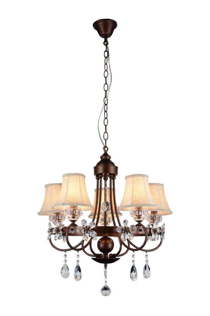 Restoration Iron Lampshape Pendant Lamp Chandelier (8786-5)