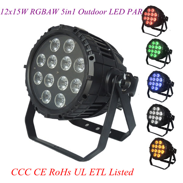 12X15W Rgbaw 5in1 PAR LED Outdoor Light