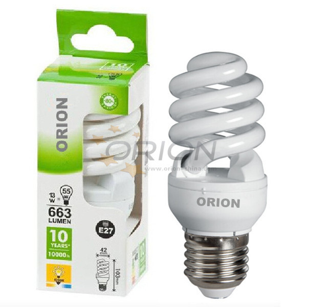 Classic T2 13W, 15W, 20W, 23W, 25W X Spiral Energy Saving Light Bulb