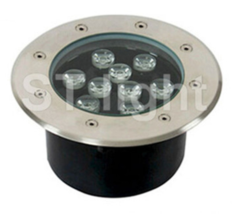 9W High Power Outdoor Waterproof Yellow LED Underground Light