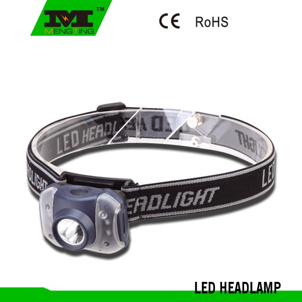 1 Watt +4 LED Fashion Plastic Headlamp with 3xaaa Battery (8732)