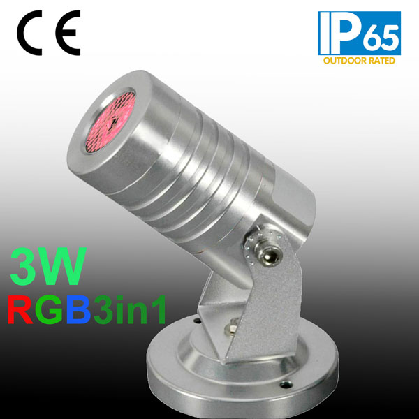 3W Tricolor LED Landscape Garden Light (JP83516)