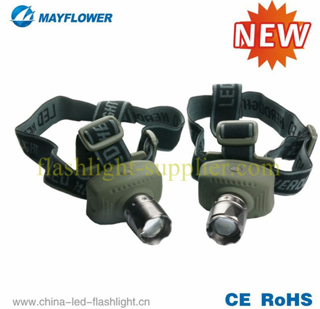 Focus Headlamp Cree Lled Rechargerable Flashlight (MF-18002)