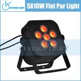 5X10W Rgbauv 5in1 LED Slim PAR