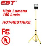 70W Portable Work Lights with Tripod, More Lumens Than LED Work Lights, Saving 50% Than Halogen Work Lights