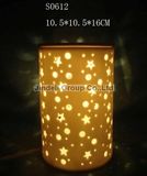 Porcelain Holly Star Lamp (S0612)