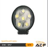 18W LED Work Light for Offroad Jeep SUV 4X4 Truck