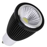 5W GU10 3000k COB LED Spotlight with Black Aluminum