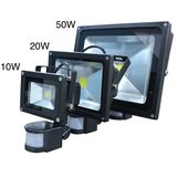 10W/20W/50W PIR Sensor LED Flood Light for Outdoor