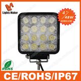 Lml-1748 4'' 16PCS*3W High Intensity Epistar Auto LEDs Work Lamp EMC Function 48W LED Work Light