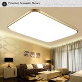 24W Modern Aluminium Frame Remote Control LED Ceiling Light