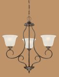 Hot Sale Chandelier with Glass Shade (1523RBZ)