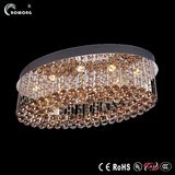 Tilt Glass Ball Pendant Light LED Hotel Lobby Chandelier