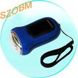 3 LED Solar Hand Crank Flashlight