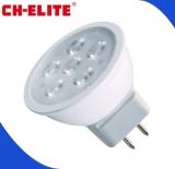 Plastic Outside Aluminum Inside LG SMD 5W MR16 LED Spotlight