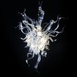 White Mouth Blowing Glass Chandelier for Home Decoration (YK-D71)