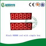 8inch Red Color 8888 7 Segment LED Display (GAS8RZ8888TB)