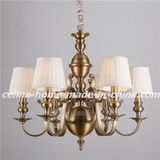 Iron Pendant Lighting Chandelier with Fabric Shade (SL2091-6)