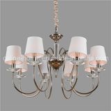 Crystal Pendant Lamp with Fabric Shade (SL2046-8)