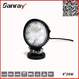 4 Inch 24W Round LED Car Work Light