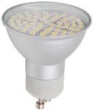 AC85-265V GU10 3W 60SMD Aluminum LED Spotlight for Warm White