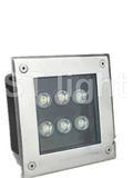 6W High Brightness Outdoor Waterproof Yellow LED Underground Light