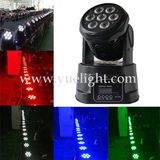 7 10W LED Moving Head RGBW Wash Light for Bar