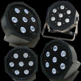 Mini Flat DMX High Power 7 LED PAR 10W