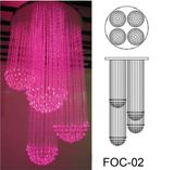 Fiber Optic Light Chandelier Foc-02 with 3*075mm Side Sparkle Fiber Optic Lighting Calbe