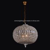 Antique Brass Crystal Chain Chandelier (EM040-4L)