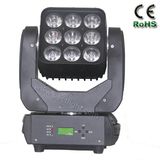 9 12W LED RGBW 4in1 Moving Head Matrix Light