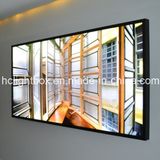 Hanging Install Slim Light Box with Aluminum Frame