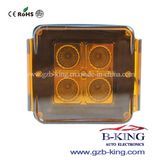 Waterproof 12W CREE LED Work Light with Amber Cover