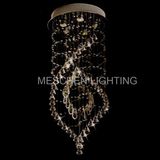 Spiral Rain Chandeliers Heart Design