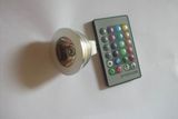 LED Spot Light 3W MR16 12V Remote Control RGB 16 Colors