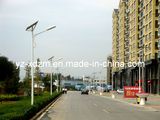 6-12m High Quality Street Light Pole with Black Module Panels