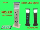 Solar Garden Light with Color Change LED Light (FQ-751)