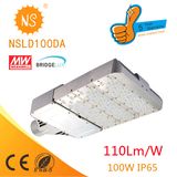 Latest Module Designed 11000lm, IP65, Bridgelux Chip, Mean Well Driver, 100W LED Street Light