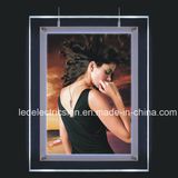 LED Poster Crystal Glass Frame Light Box