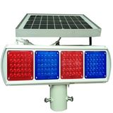 Single Side Solar Traffic LED Flash Warning Light