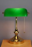 Zhongshan Guzhen Golden Antique Banker Table Lamp