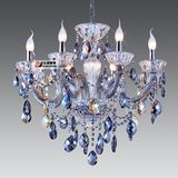 Antique Crystal Chandelier Pendant with Cognac Crystal Model: Em3040-8L