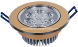 5W High Power Drawing Gold Warm White LED Ceiling Light