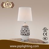 White Shade Modern Plating Decorative Ceramic Table Lamp