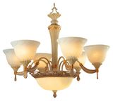 Christan Rose Zinc Alloy Glass Pendant Light Chandelier