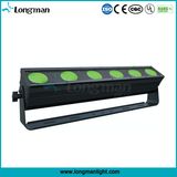 Outdoor DMX IP65 6*25W Rgbaw LED Wallwasher for Building