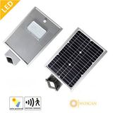 6W Integrated LED Solar Garden/Street Light with Solar Power Panel