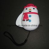 1 LED Hand Pressing Snowman Flashlight